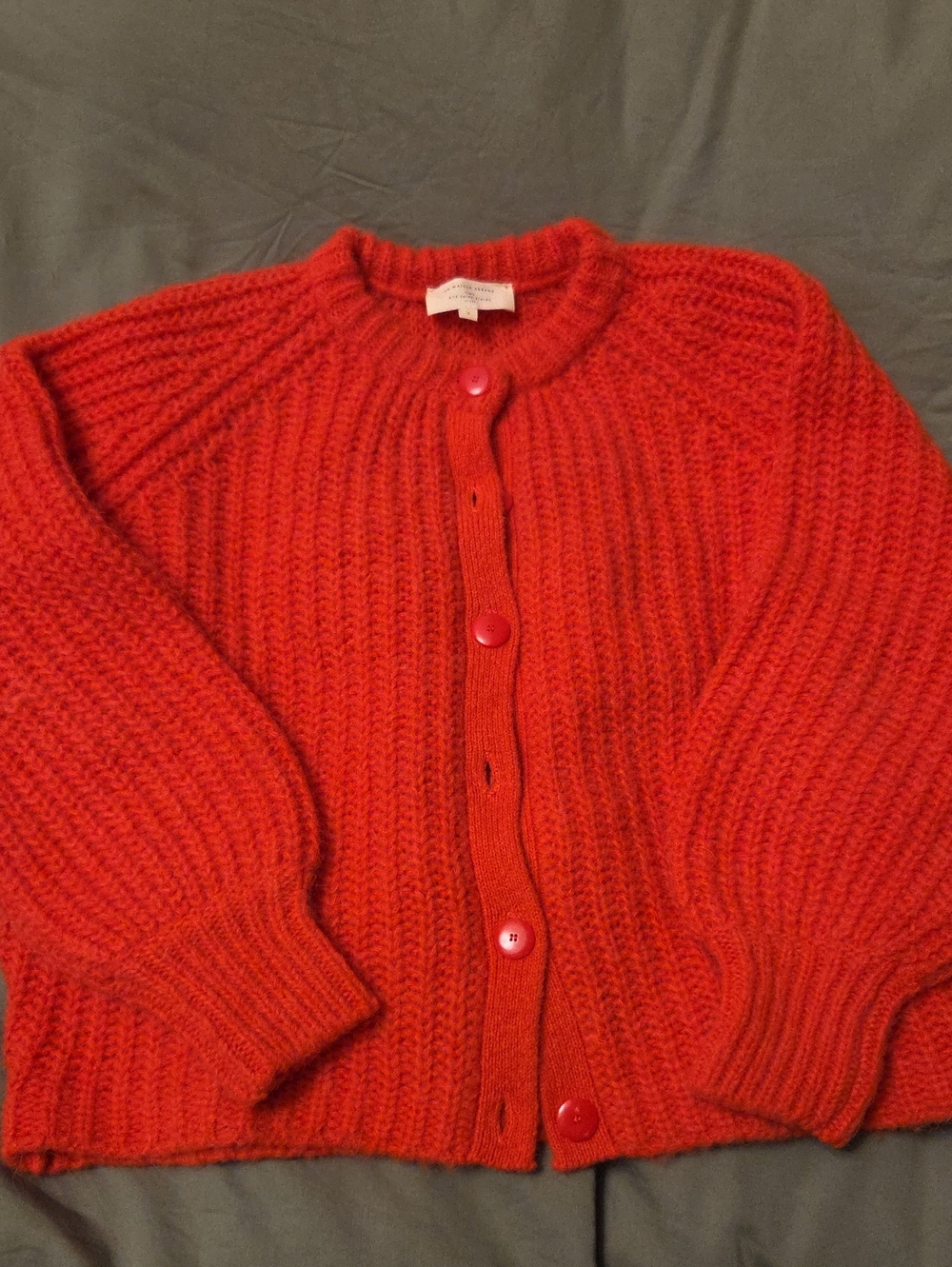 Sezane Emile Cardigan Red - Size S